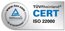 Logo Calidad TUV ISO 2200
